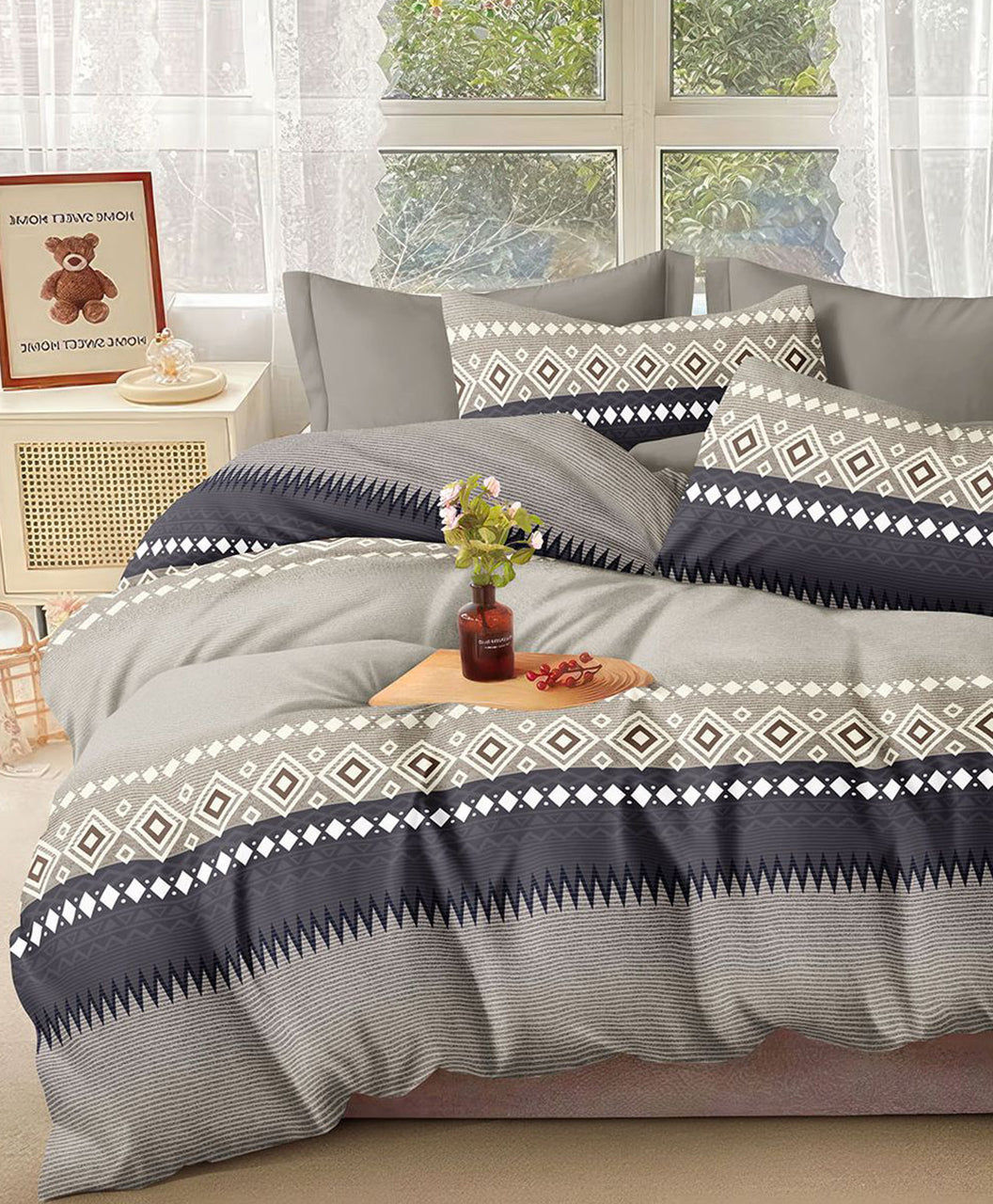 Furnishia Summer Cool Cotton Grey Breeze