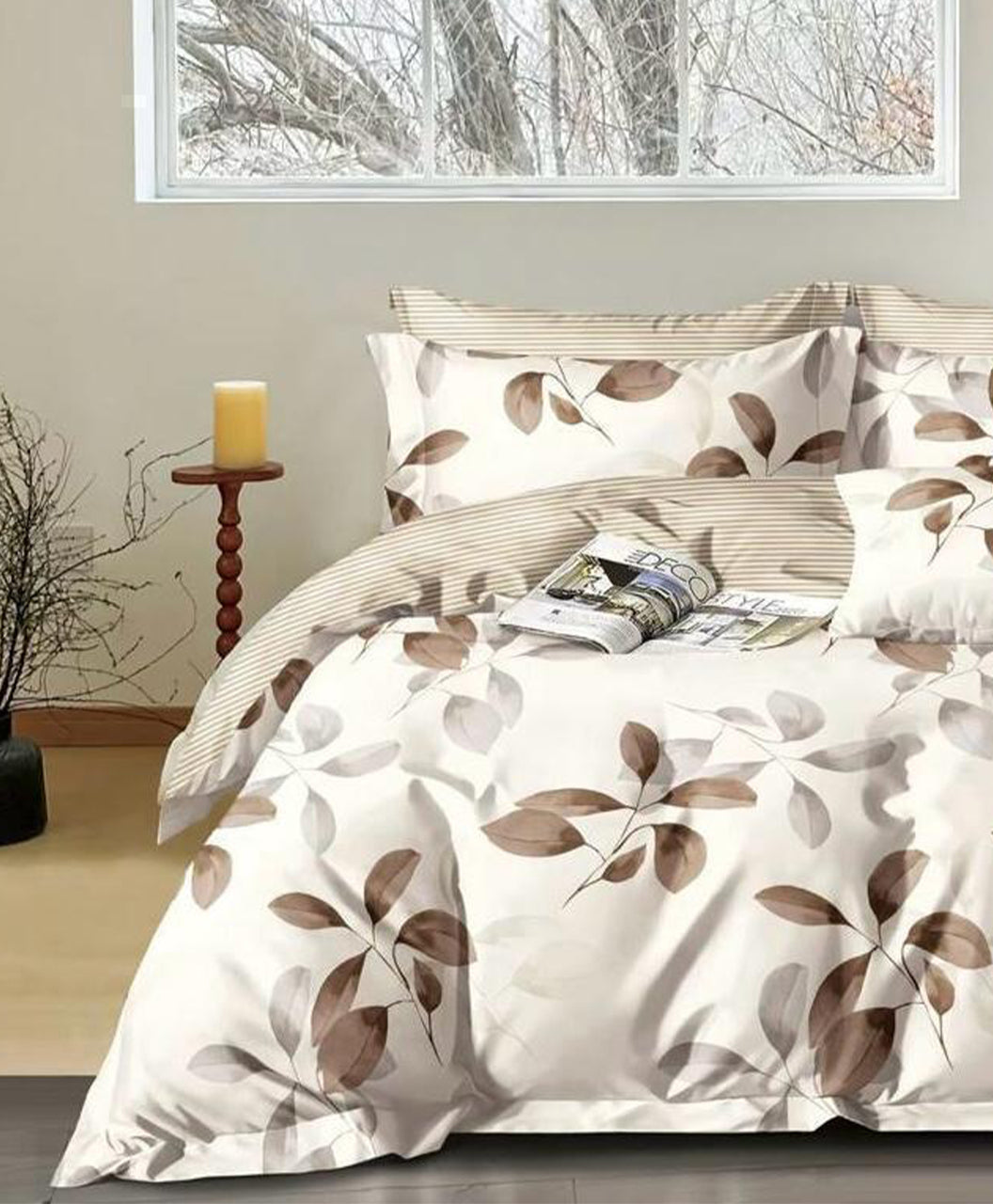 Furnishia Floral Tales Earthy Leaf