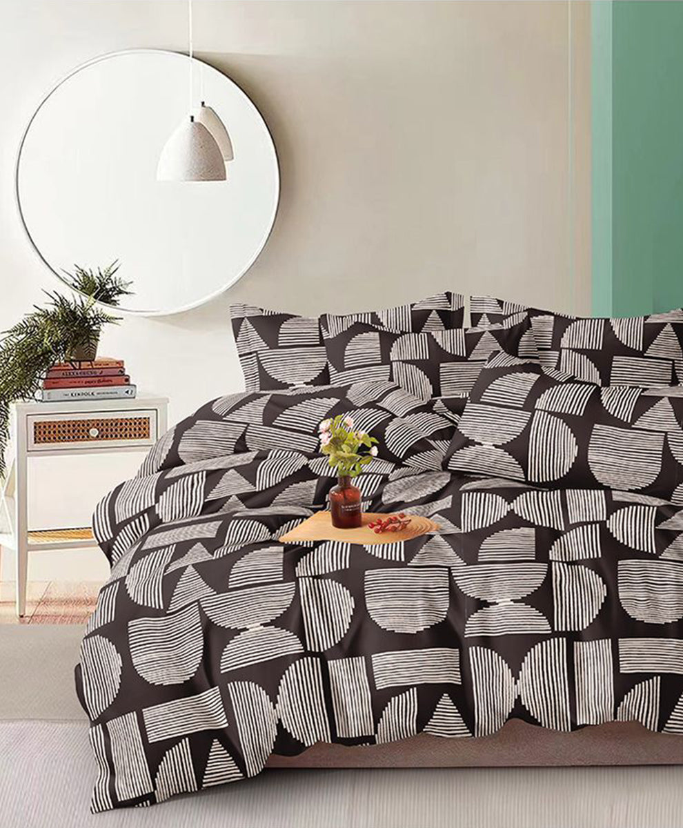 Furnishia Festive Bloom Espresso Drift