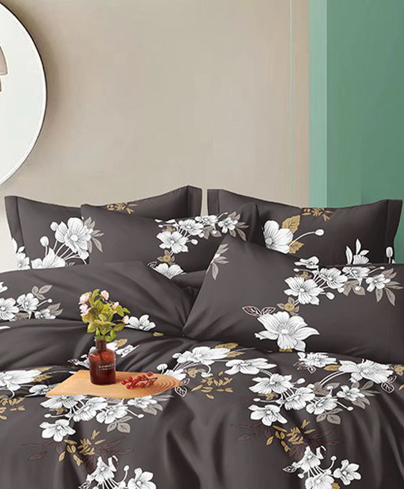 Furnishia Festive Bloom Cocoa Moondust