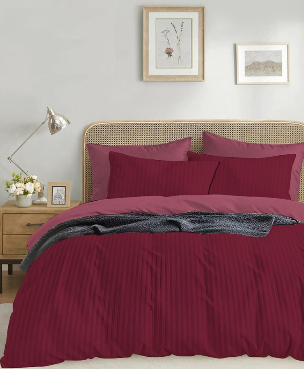 Furnishia Home Classics Maroon