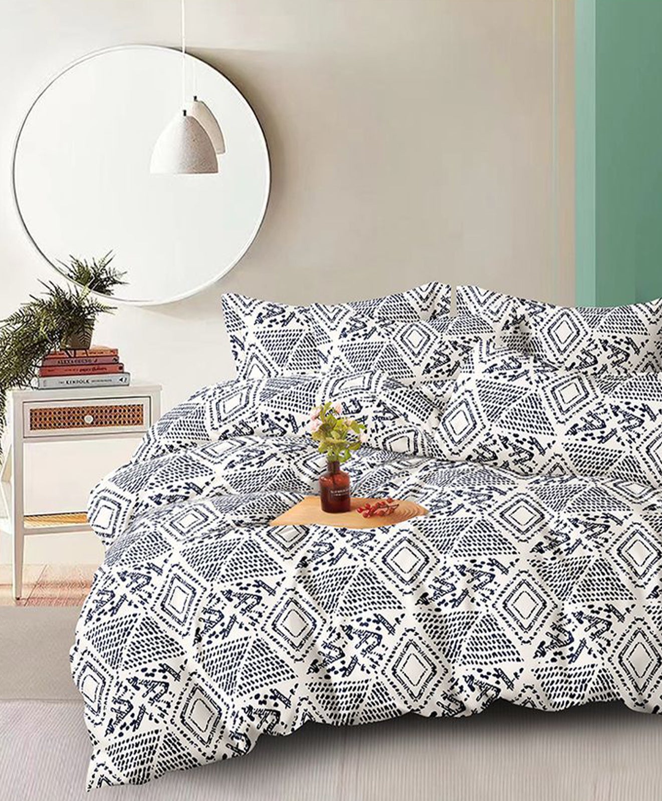Furnishia Festive Bloom Snow Feather