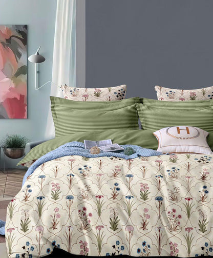 Furnishia Daffodil Floral Cream Elegance