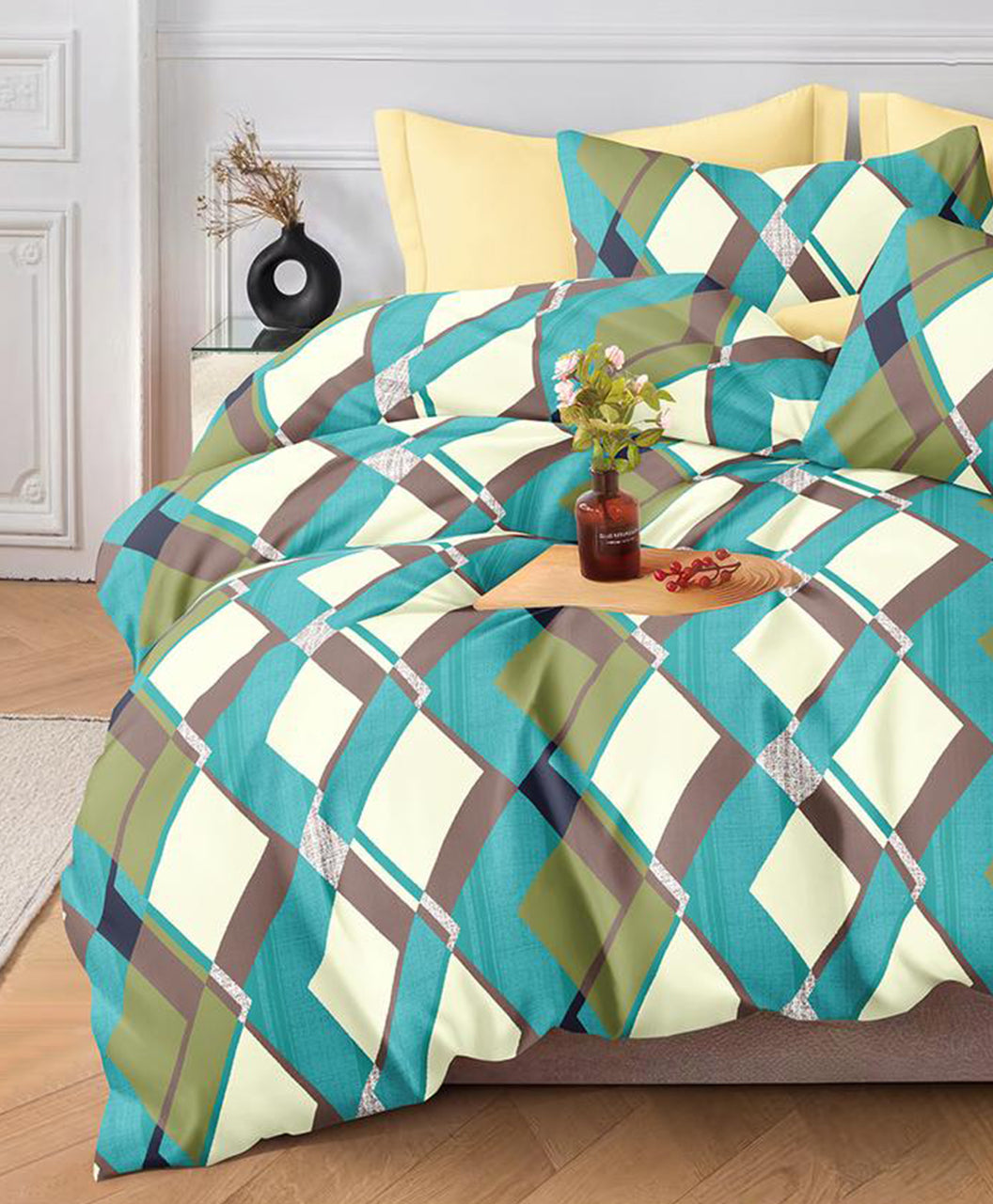 Furnishia Summer Cool Cotton Blue-Green Lagoon