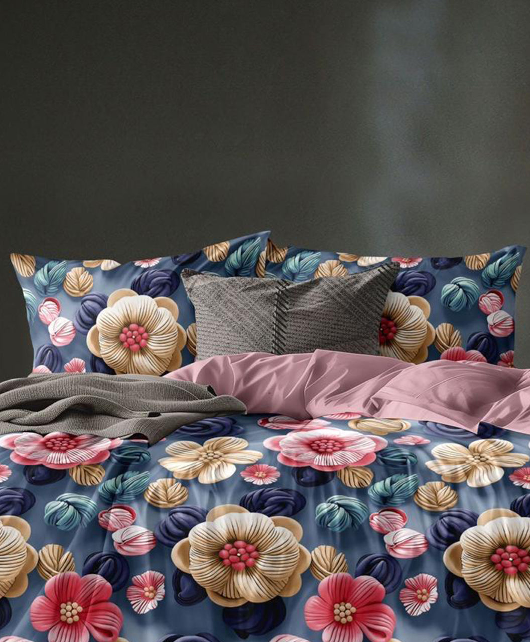 Furnishia Floral Tales Ocean Blue