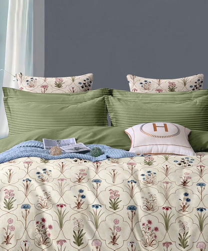 Furnishia Daffodil Floral Cream Elegance