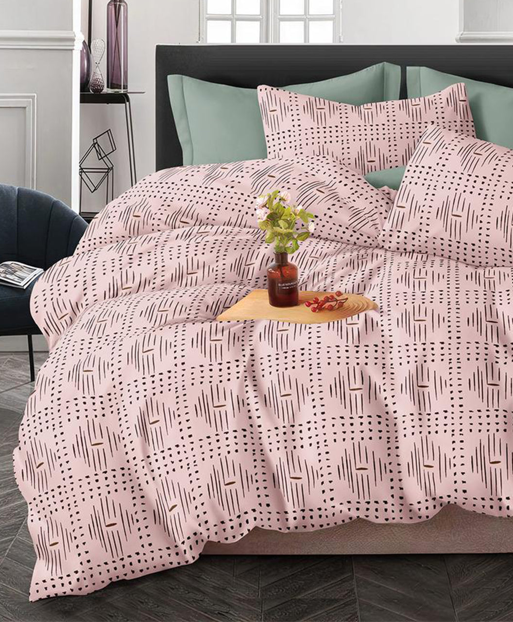 Furnishia Summer Cool Cotton Blush Pink