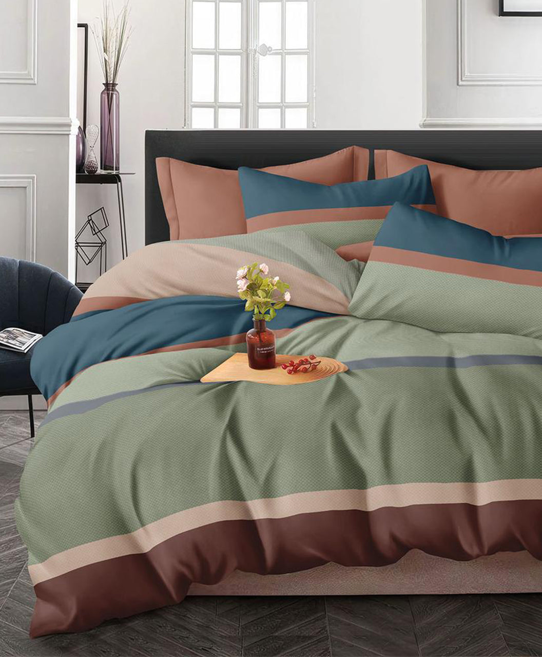 Furnishia Summer Cool Cotton Green Meadow