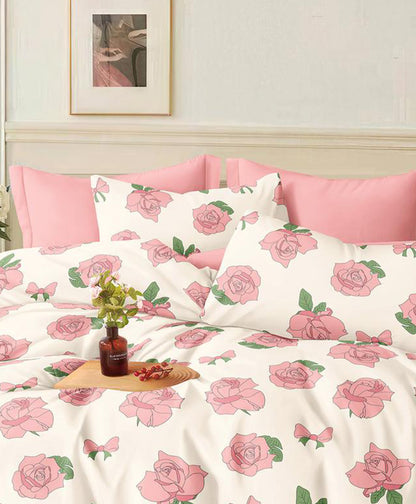 Furnishia Summer Cool Cotton Pink Flower