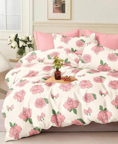 Furnishia Summer Cool Cotton Pink Flower