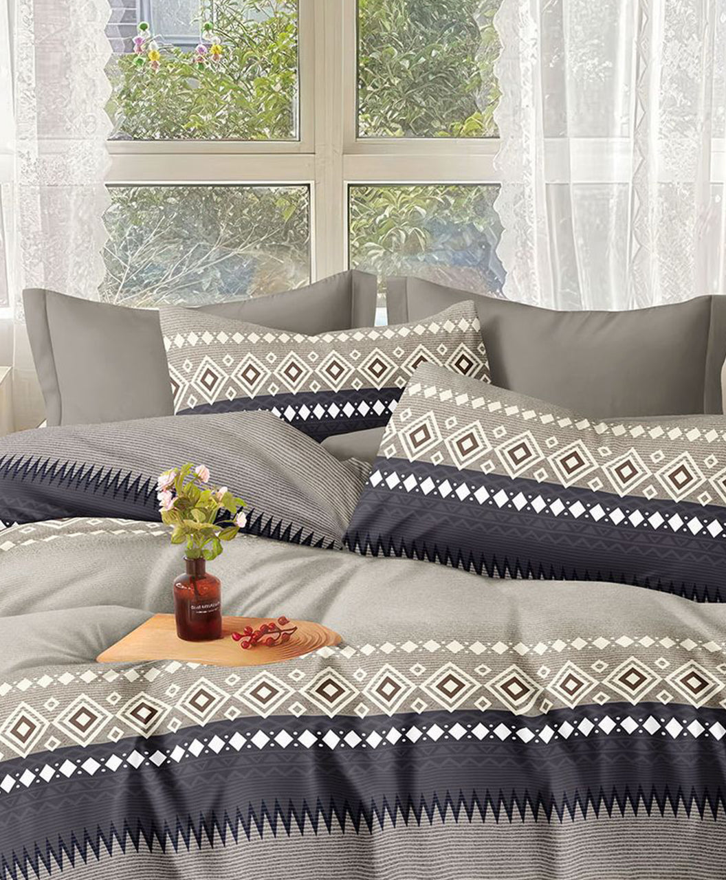 Furnishia Summer Cool Cotton Grey Breeze