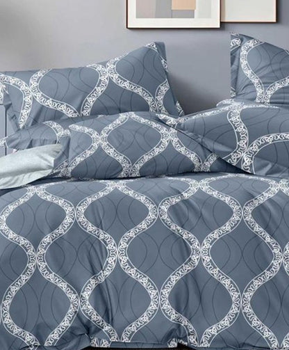 Furnishia Premium Polycotton Sapphire Weave Double Bedsheet