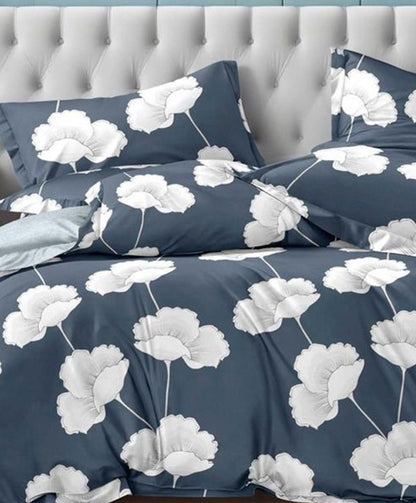 Furnishia Premium Polycotton Moonlit Flora Double Bedsheet