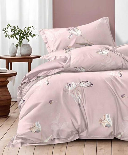 Furnishia Premium Polycotton Serene Elegance Double Bedsheet