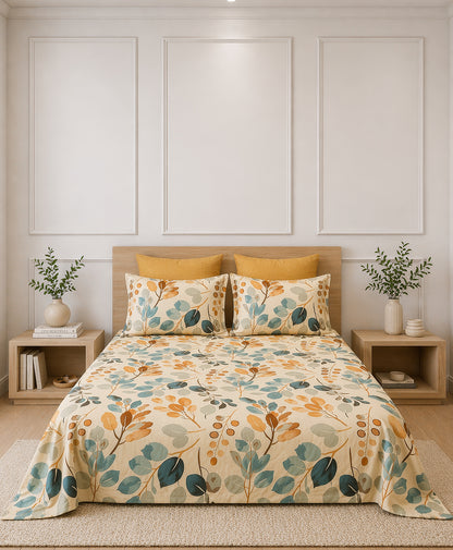 Furnishia Pastel Botanical Cream