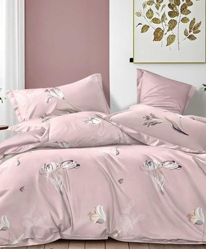 Furnishia Premium Polycotton Serene Elegance Double Bedsheet