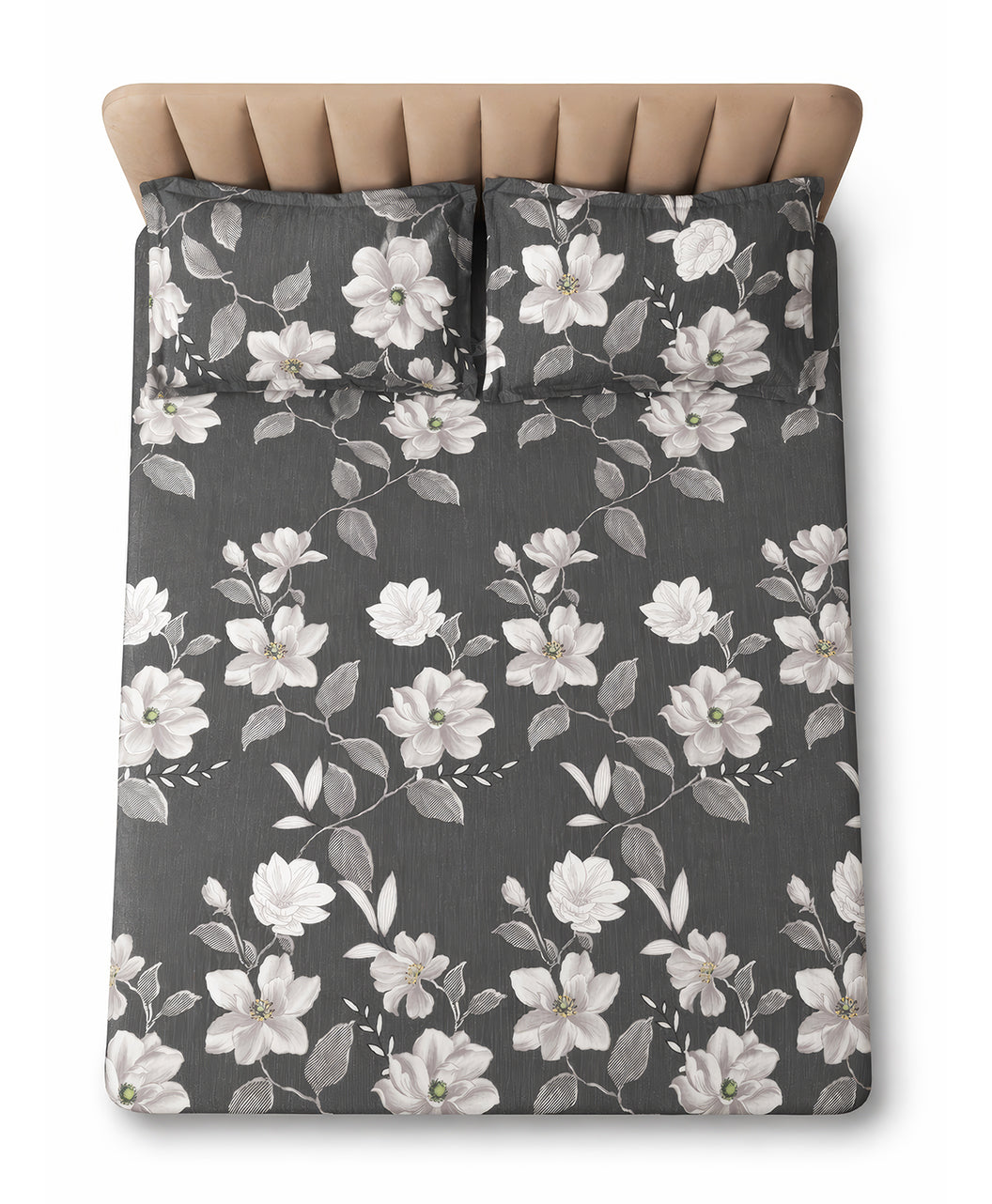 Furnishia Charcoal Floral Bloom