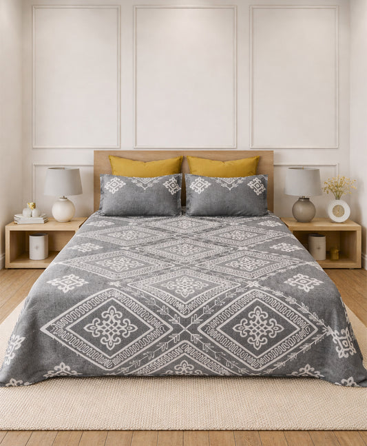 Furnishia Grey Heritage Pattern
