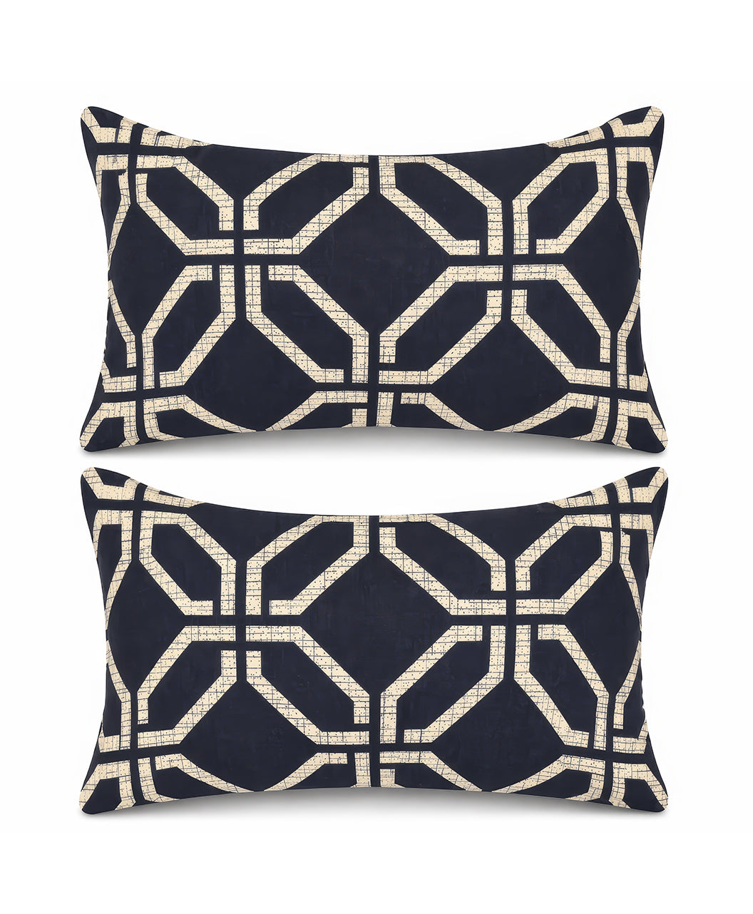 Furnishia Midnight Lattice Navy