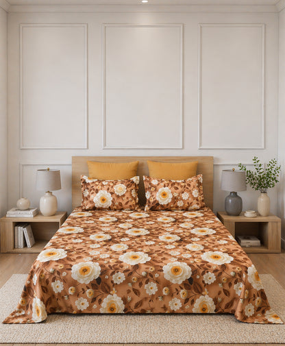 Furnishia Autumn Floral Brown