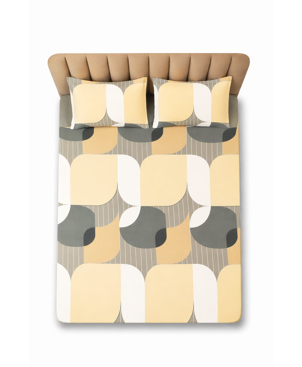 Furnishia Ochre Mod Geometric