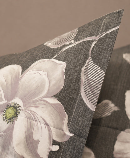 Furnishia Charcoal Floral Bloom