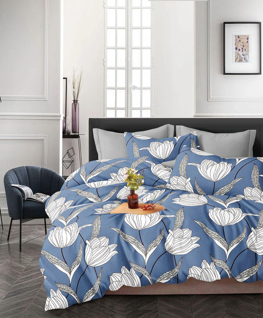 Furnishia Summer Cool Cotton Sapphire Blue