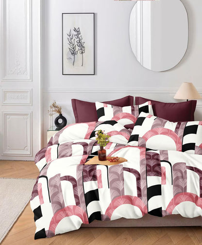 Furnishia Summer Cool Cotton White-Pink Dream