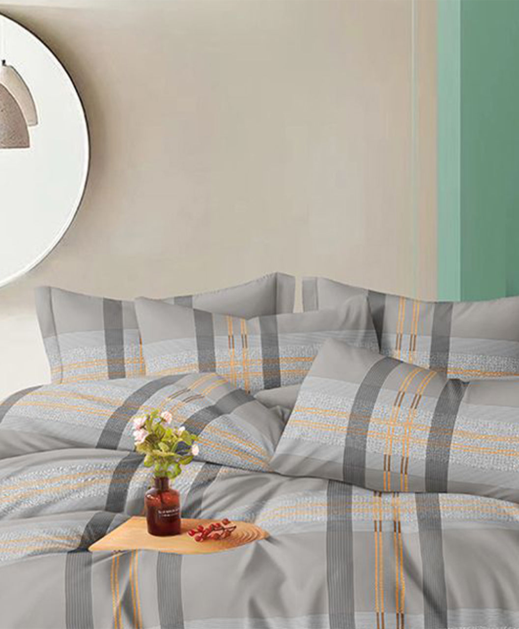 Furnishia Festive Bloom Silver Whisper