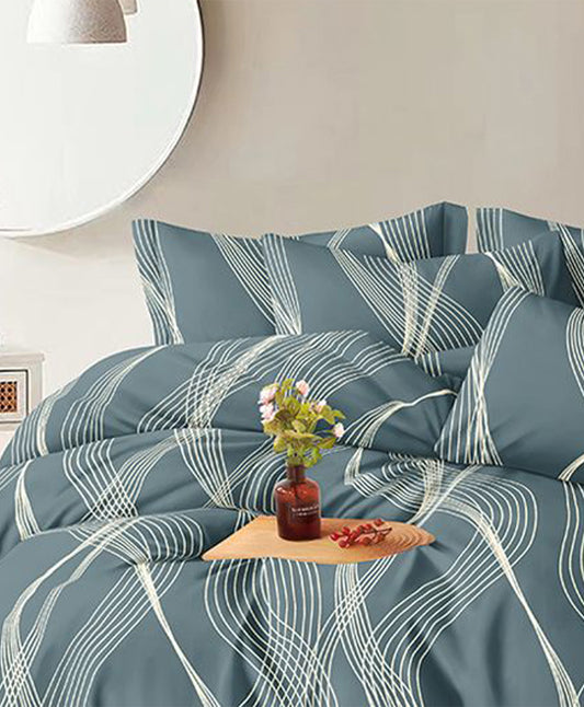 Furnishia Festive Bloom Teal Mirage