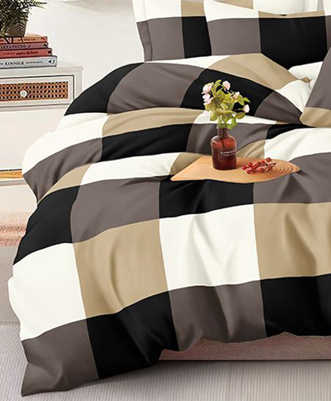 Furnishia Festive Bloom Mocha Radiance