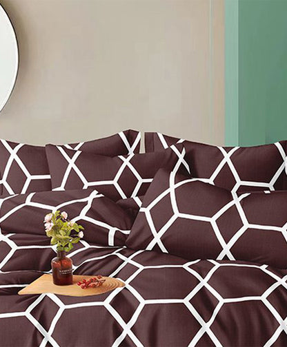 Furnishia Festive Bloom Brown Elegance
